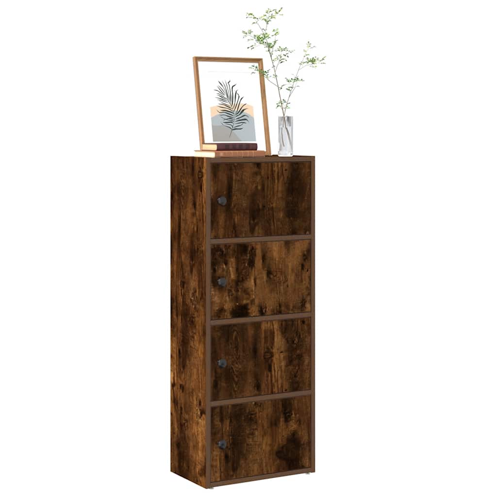 Bücherregal Räuchereiche 40x24x102 cm