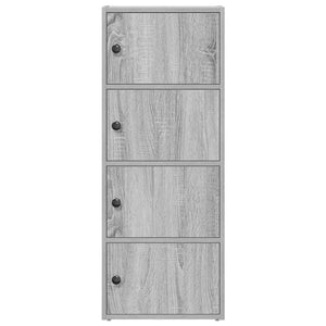 Bücherregal Grau Sonoma 40x24x102 cm