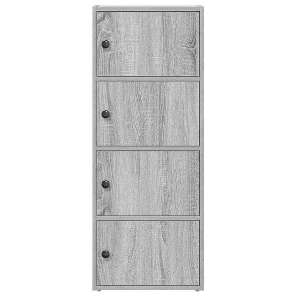 Bücherregal Grau Sonoma 40x24x102 cm