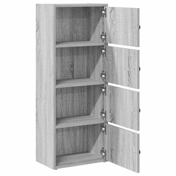 Bücherregal Grau Sonoma 40x24x102 cm