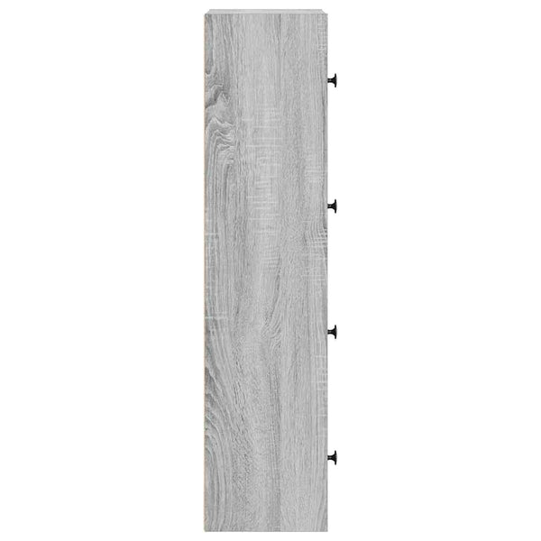 Bücherregal Grau Sonoma 40x24x102 cm