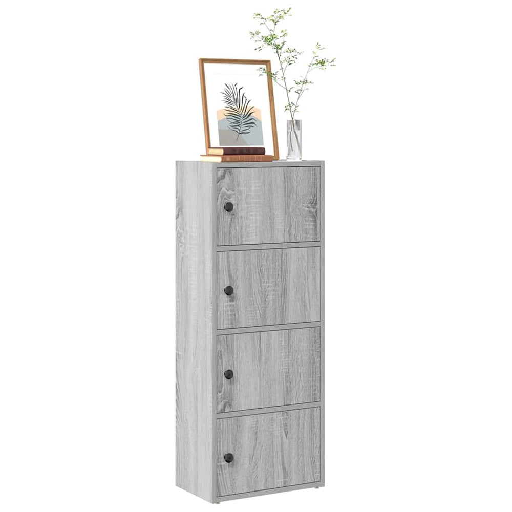 Bücherregal Grau Sonoma 40x24x102 cm