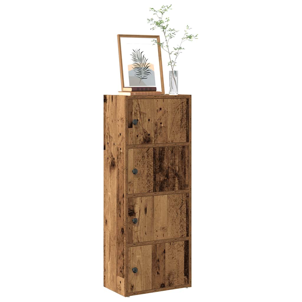 Bücherregal Altholz-Optik 102 cm