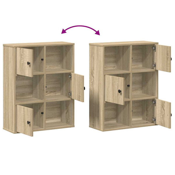 Bücherregal Sonoma Eiche 60 cm