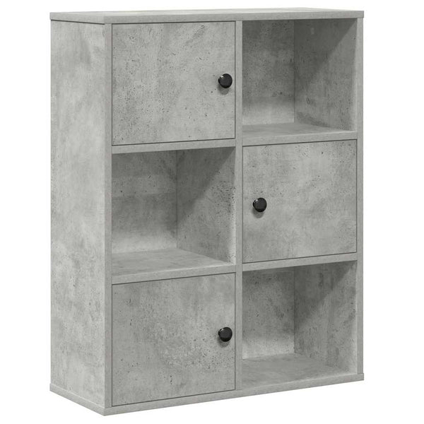 Bücherregal Betongrau 60 cm