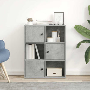 Bücherregal Betongrau 60 cm