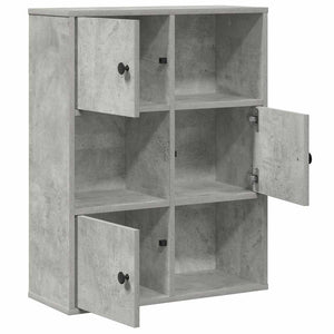 Bücherregal Betongrau 60 cm