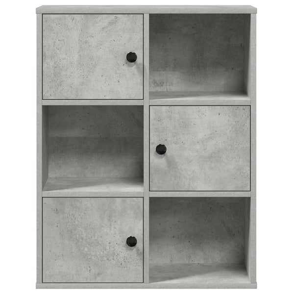 Bücherregal Betongrau 60 cm