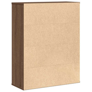 Bücherregal Braun Eichenoptik 60 cm