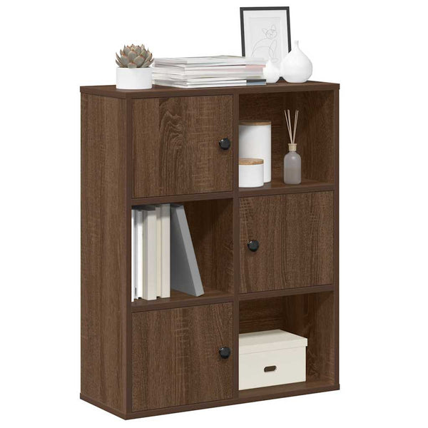 Bücherregal Braun Eichenoptik 60 cm