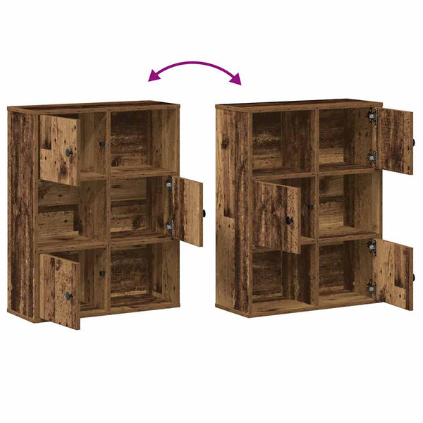 Bücherregal Altholz-Optik 60 cm