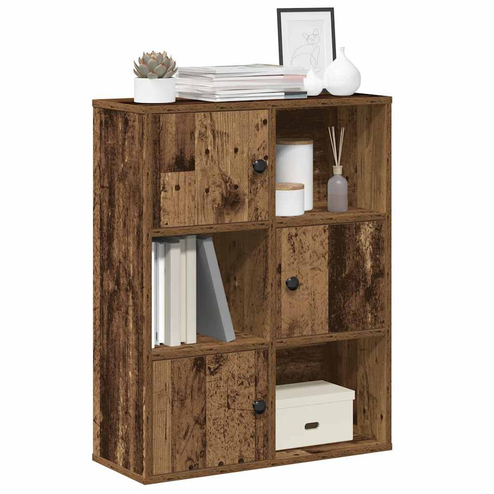 Bücherregal Altholz-Optik 60 cm