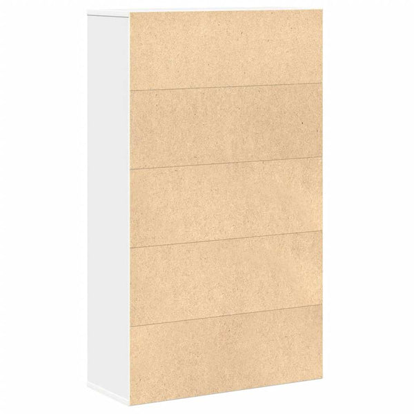 Weißes Bücherregal 60x24x101,5 cm