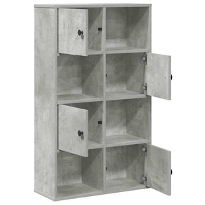 Bücherregal Betongrau 60x101,5 cm