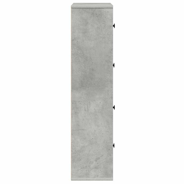 Bücherregal Betongrau 60x101,5 cm