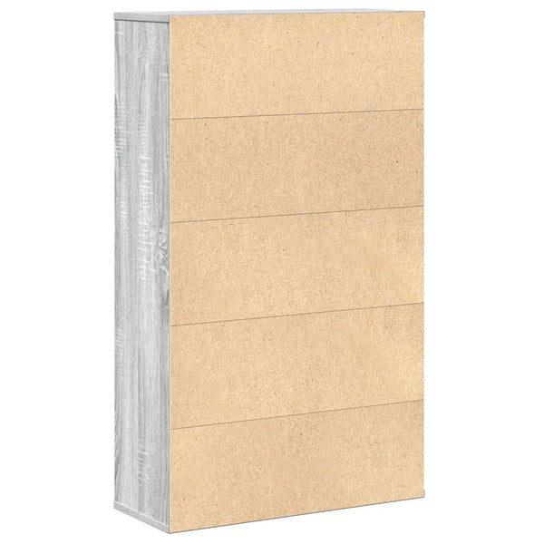Bücherregal Grau Sonoma 60x101,5 cm