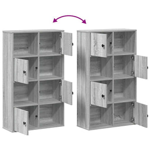 Bücherregal Grau Sonoma 60x101,5 cm