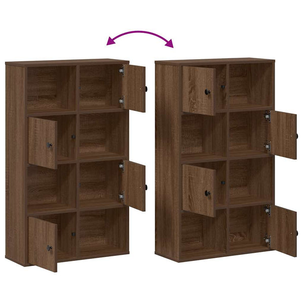 Bücherregal Braun Eichenoptik 60x101,5 cm