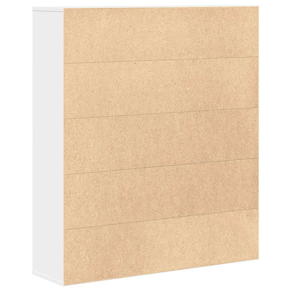 Weißes Bücherregal 89x24x101,5 cm
