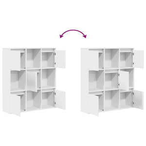 Weißes Bücherregal 89x24x101,5 cm