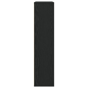 Bücherregal Schwarz Eiche 89x24x101,5 cm