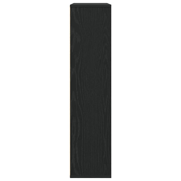 Bücherregal Schwarz Eiche 89x24x101,5 cm