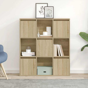vidaXL Bibliothèque Chêne Sonoma 89x24x101,5 cm Bois d'ingénierie