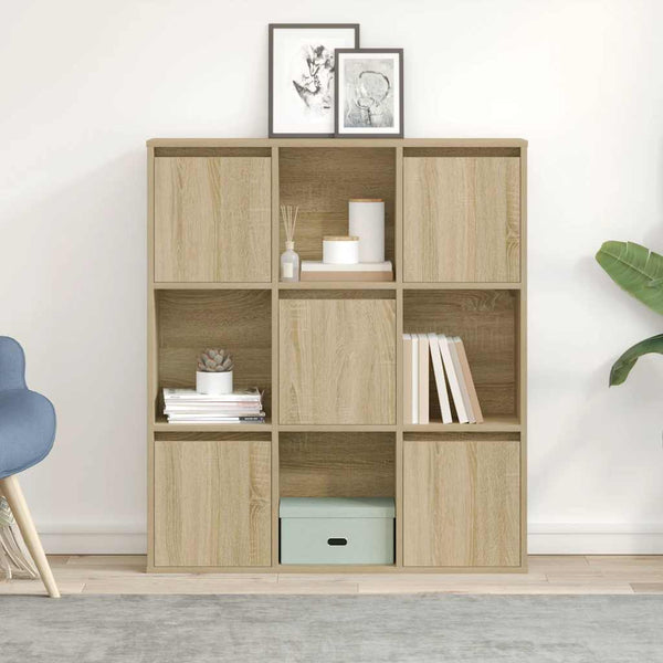 vidaXL Bibliothèque Chêne Sonoma 89x24x101,5 cm Bois d'ingénierie