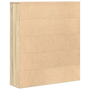 vidaXL Bibliothèque Chêne Sonoma 89x24x101,5 cm Bois d'ingénierie