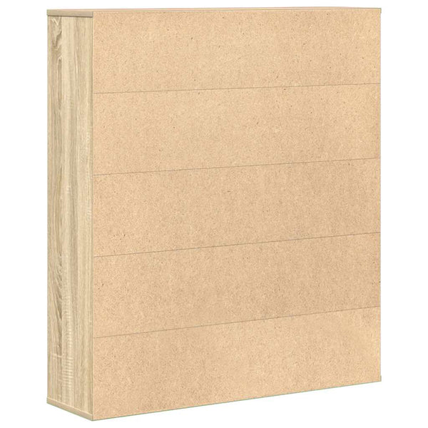 vidaXL Bibliothèque Chêne Sonoma 89x24x101,5 cm Bois d'ingénierie