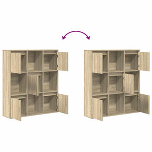 vidaXL Bibliothèque Chêne Sonoma 89x24x101,5 cm Bois d'ingénierie