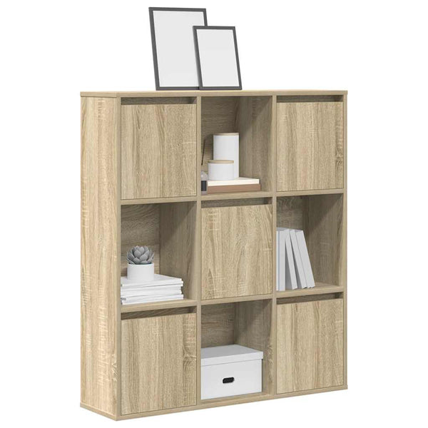 vidaXL Bibliothèque Chêne Sonoma 89x24x101,5 cm Bois d'ingénierie