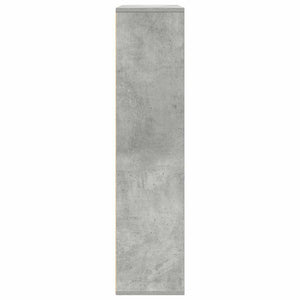 Betongraues Bücherregal, 89 cm breit