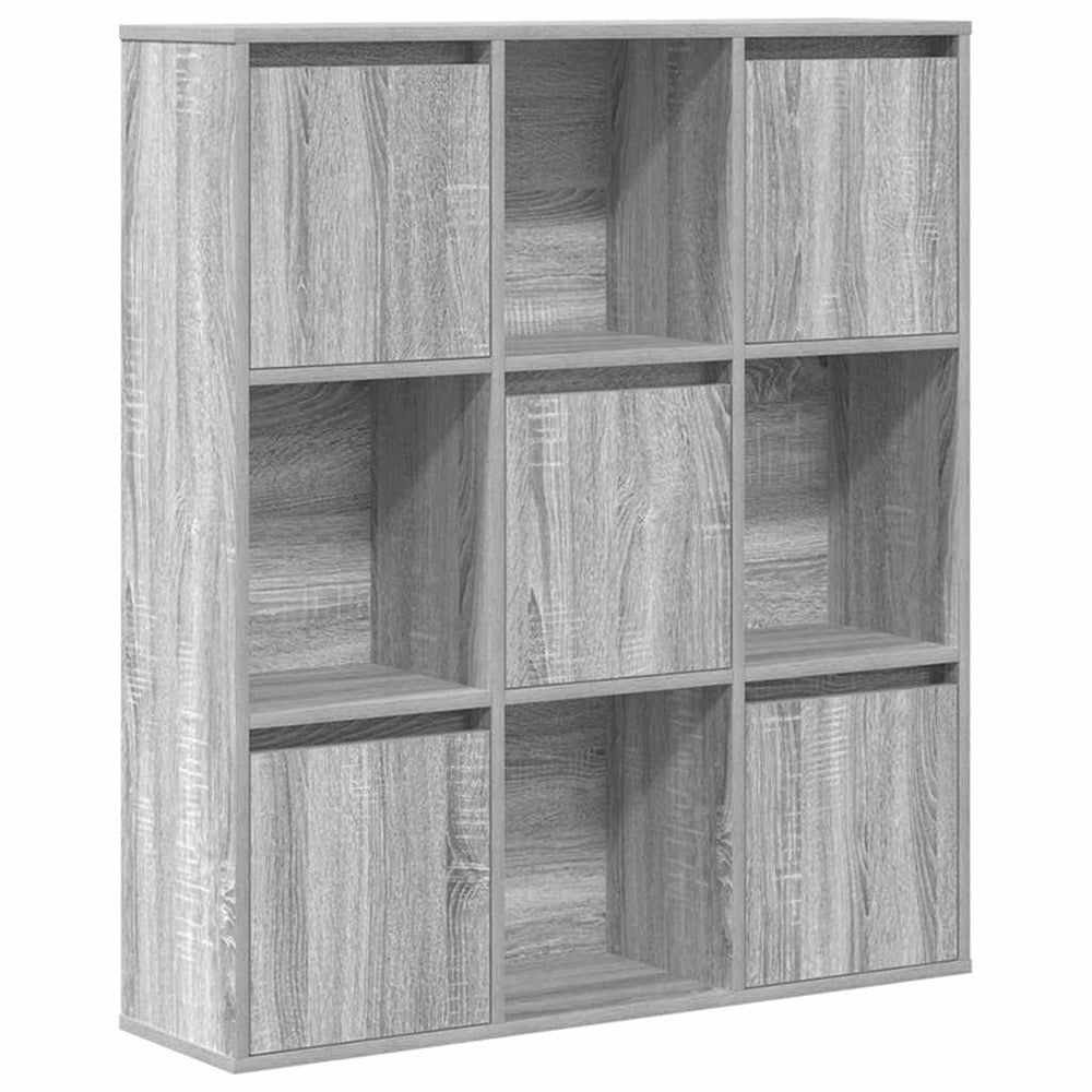 Bücherregal Grau Sonoma 89x24x101,5 cm