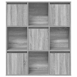 Bücherregal Grau Sonoma 89x24x101,5 cm