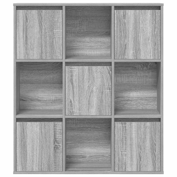 Bücherregal Grau Sonoma 89x24x101,5 cm