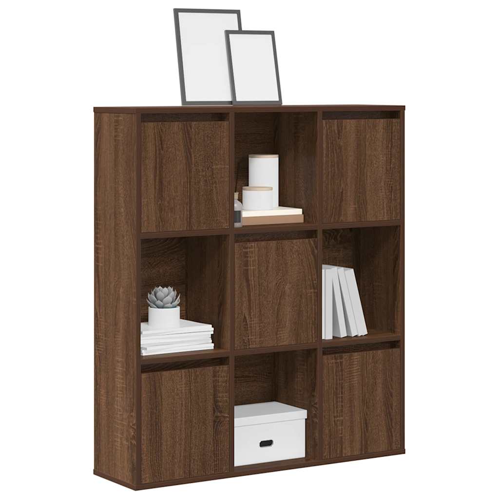 Bücherregal Braun Eichen-Optik