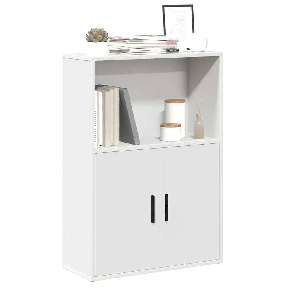 Weißes Bücherregal 60x24x85 cm