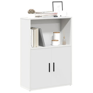 Weißes Bücherregal 60x24x85 cm