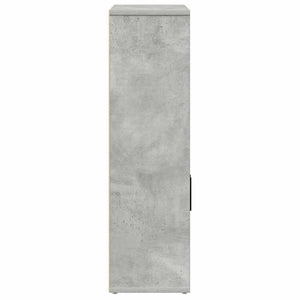 Bücherregal Betongrau 60x24x85 cm