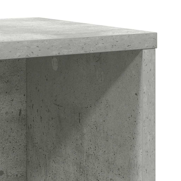 Bücherregal Betongrau 60x24x85 cm