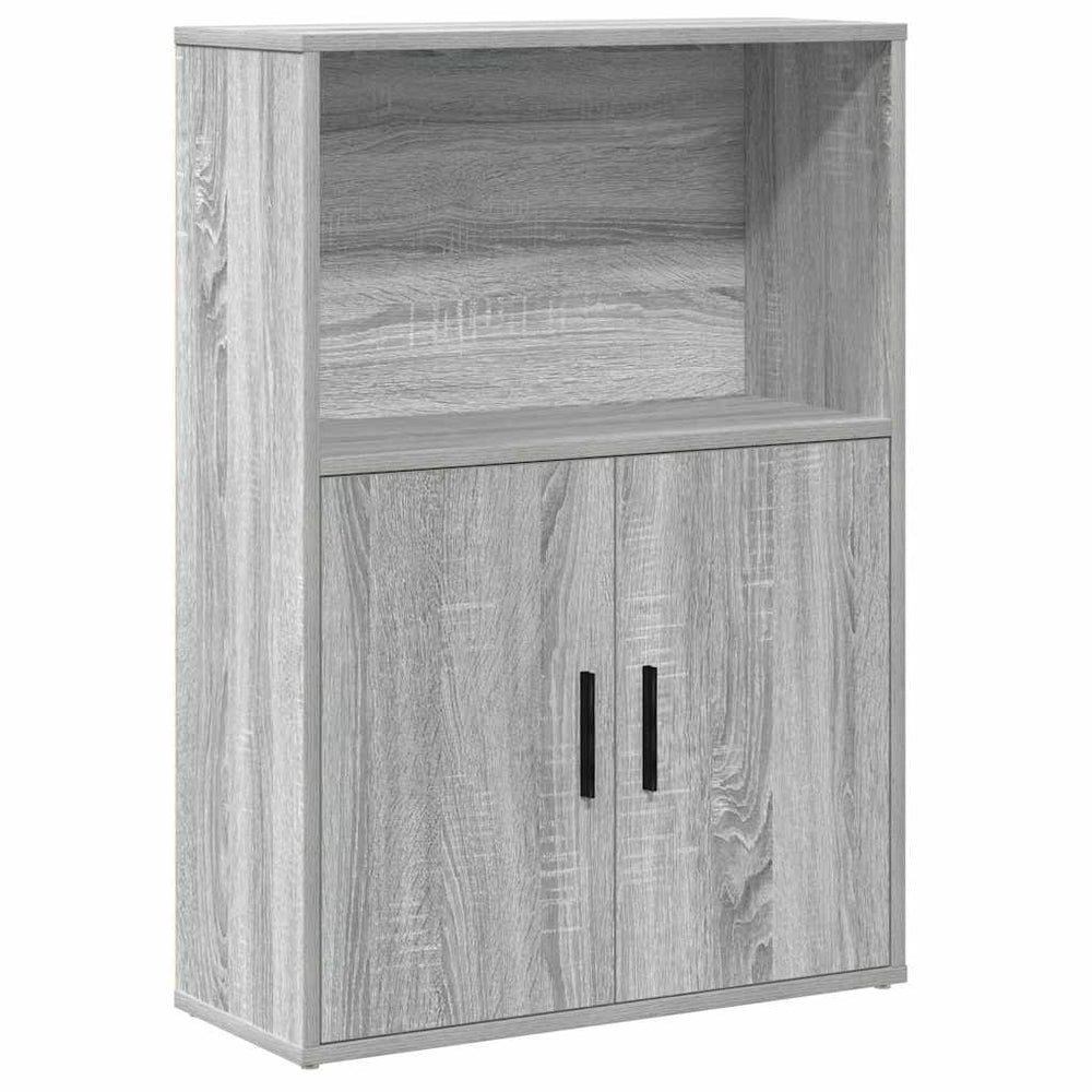 Bücherregal Grau Sonoma 60x85 cm