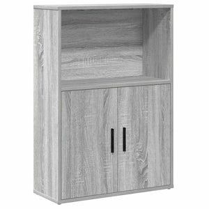 Bücherregal Grau Sonoma 60x85 cm