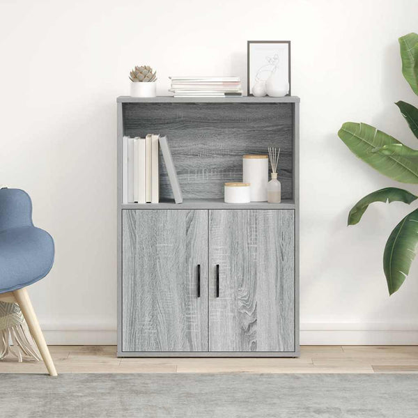 Bücherregal Grau Sonoma 60x85 cm