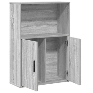 Bücherregal Grau Sonoma 60x85 cm