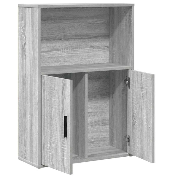 Bücherregal Grau Sonoma 60x85 cm