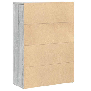 Bücherregal Grau Sonoma 60x85 cm