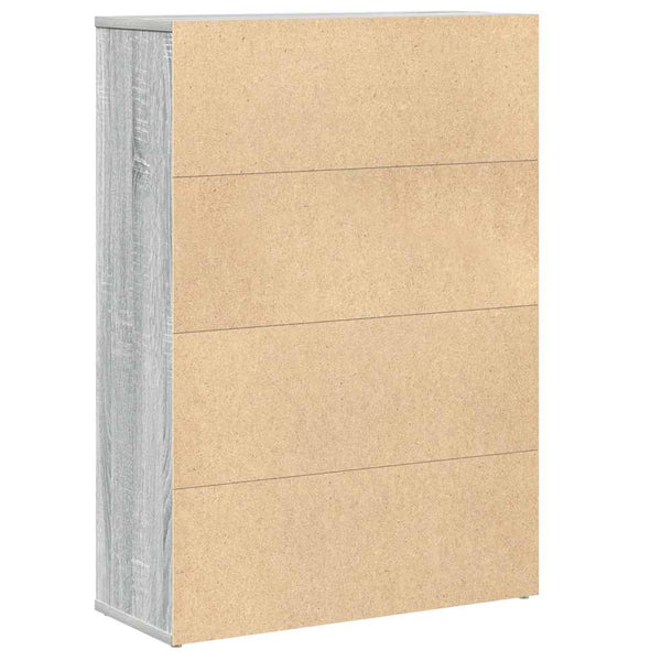 Bücherregal Grau Sonoma 60x85 cm
