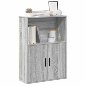 Bücherregal Grau Sonoma 60x85 cm