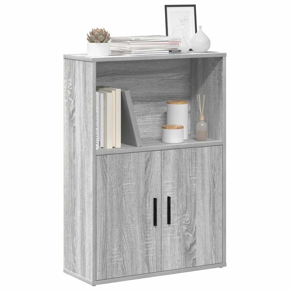 Bücherregal Grau Sonoma 60x85 cm